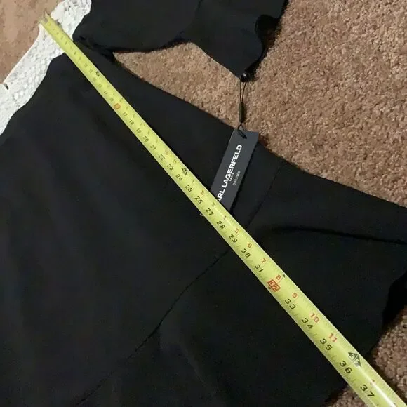 Karl Lagerfeld Classy tulip sleeve with lace neckline accent. Brand new - Picture 8 of 15